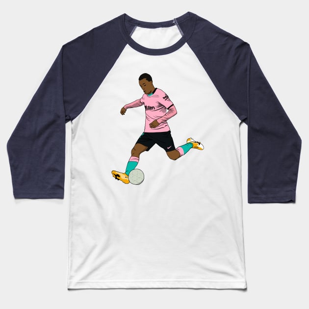 Sergiño Dest USMNT Baseball T-Shirt by Hevding